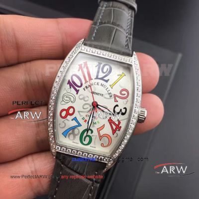 Perfect Replica Franck Muller Color Dreams Diamond Case Watch Quartz